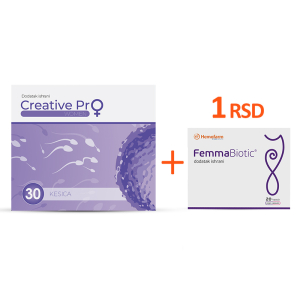 CreativePro Women + FemmaBiotic (20 kapsula) za 1din 