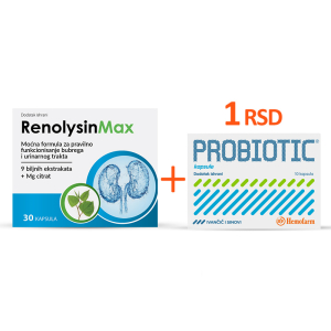 Renolysin Max + Probiotic za 1din 